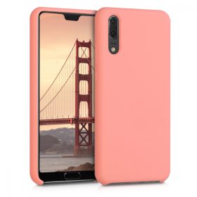   Кейс за Huawei P20, Силиконов, Розово злато, 45689.76