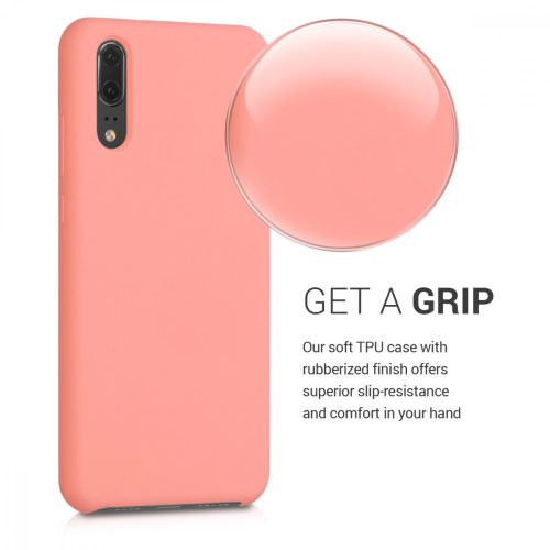 Кейс за Huawei P20, Силиконов, Розово злато, 45689.76