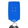 Капак за автомобилен ключ за Renault / Dacia - 4 бутона - Keyless Go, силикон, син, 48035.04