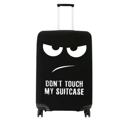 Калъф за количка с размер XL, Kwmobile, черно/бяло, ликра, 45230.4.01