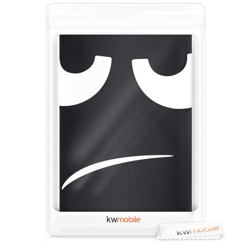 Калъф за количка с размер XL, Kwmobile, черно/бяло, ликра, 45230.4.01