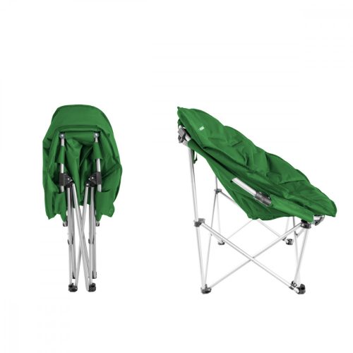 Сгъваем външен стол Navaris, Издържа до 150 кг, Тапициран, Зелен, 45134.1.80