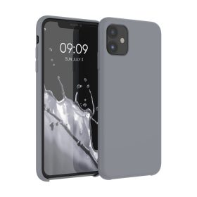   Калъф за Apple iPhone 11, Силиконов, Сив, 49724.155
