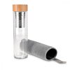 Бутилка за чай 500 ml, С инфузер, Прозрачна, 45888.2.05