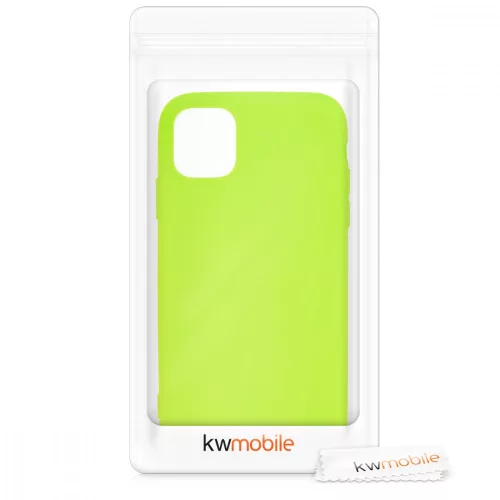Калъф за Apple iPhone 11 Pro, Силиконов, Жълт, 49781.75