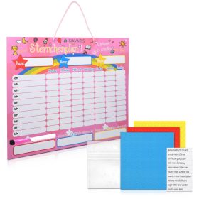   Детско табло за награди/задачи, 250 магнита, 40 x 32 см, немски език, 48146.04