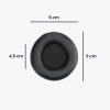 Комплект от 2 възглавнички за слушалки JBL E50BT, Kwmobile, Черни, Екологична кожа, 50096.01