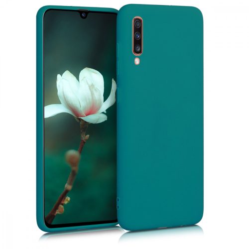 Кейс за Samsung Galaxy A70, Силиконов, Зелен, 48427.57