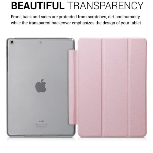 Калъф за Apple iPad 10.2 2019, Екологична кожа, Розов, 50343.81