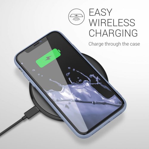 Кейс за Apple iPhone 11, силиконов, лилав, 49787.136