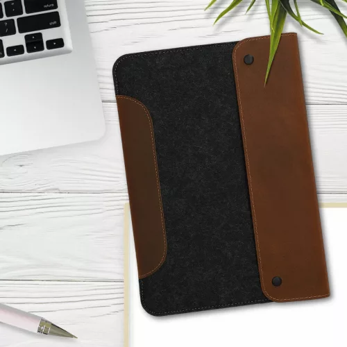 Калъф за Apple iPad Mini 5, текстилен, сив, 50430.01