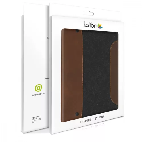 Калъф за Apple iPad Mini 5, текстилен, сив, 50430.01