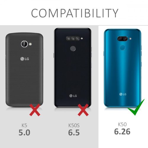 Кейс за LG K50, Силиконов, Прозрачен, 50459.03