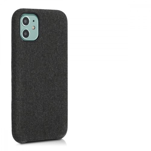 Капак за Apple iPhone 11, текстилен, черен, 49805.01