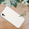Калъф за Apple iPhone XR, растителни влакна, бял, 49105.02