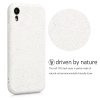 Калъф за Apple iPhone XR, растителни влакна, бял, 49105.02