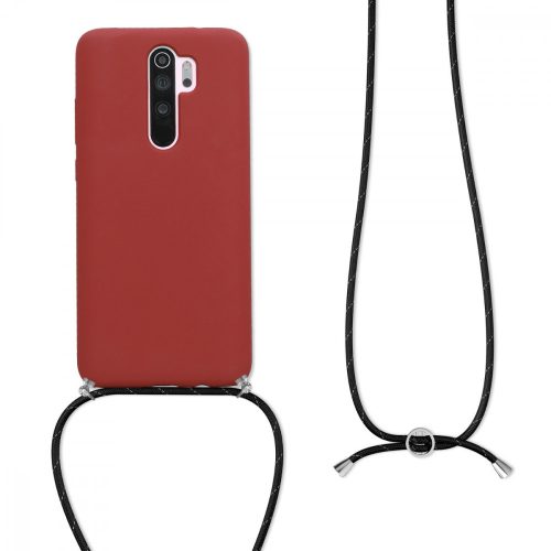 Кейс за Xiaomi Redmi Note 8 Pro, Силиконов, Червен, 50613.20