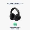 Комплект от 2 възглавнички за слушалки Sennheiser RS160/RS170/RS180, Kwmobile, Черни, Екологична кожа, 50667.01