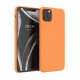 Калъф за Apple iPhone 11 Pro Max, Силиконов, Оранжев, 49725.150