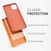 Калъф за Apple iPhone 11 Pro Max, Силиконов, Оранжев, 49725.150
