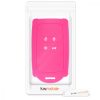 Капак за автомобилен ключ за Renault / Dacia - 4 бутона - Keyless Go, kwmobile, силикон, розов, 48035.08