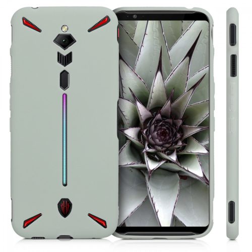 Кейс за ZTE Nubia Red Magic 3, силиконов, сив, 50735.22