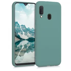   Кейс за Samsung Galaxy A20e, Силиконов, Зелен, 48738.171