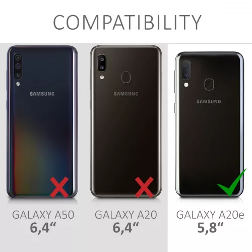 Кейс за Samsung Galaxy A20e, Силиконов, Зелен, 48738.171