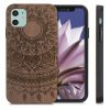 Калъф за iPhone 11, дърво, кафяв, 49799.04