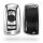 Капак за автомобилен ключ за BMW - 3 бутона - Keyless Go, силикон, сребро, 50978.94