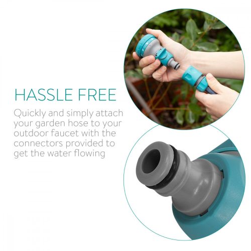 Комплект от 4 конектора за маркуч Navaris, дюза, комплект кран, конектор за маркуч, 51021.01