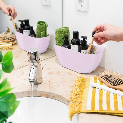 Комплект от 2 кухненски коша за отпадъци, 4 литра, 29 x 12 x 11 см, 46978.03