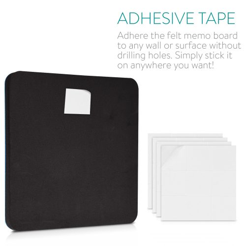 Комплект от 9 коркови панела Navaris, 17,7 x 17,7 см, 10 игли, 46231.01.19