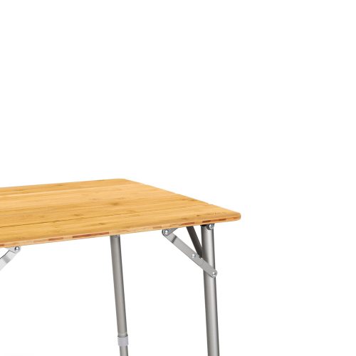 Сгъваема бамбукова къмпинг маса Navaris, 65 x 50 см, регулируема, бамбук, 51166.2