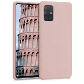   Кейс за Samsung Galaxy A71, Силиконов, Розов, 51209.52