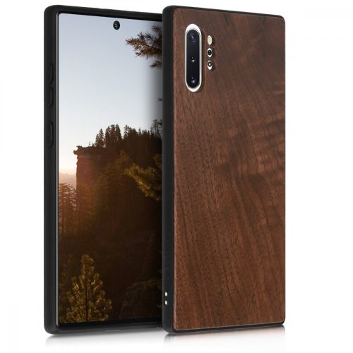 Кейс за Samsung Galaxy Note 10 Plus, дърво, кафяв, 51241.18
