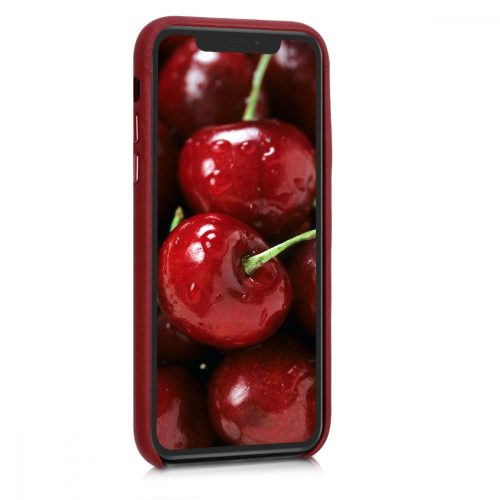Капак за Apple iPhone XR, Естествена кожа, Червен, 45955.09