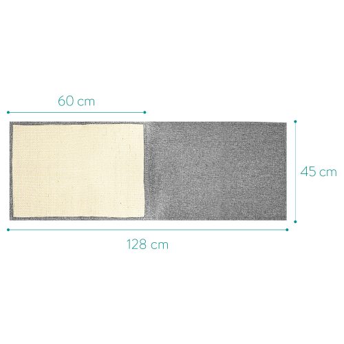 Защита от надраскване за котки Navaris с джобове, 63 x 45 см, Сизал, 48412.25.02