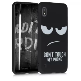   Кейс за Samsung Galaxy A10, Силиконов, Черен, 50035.02