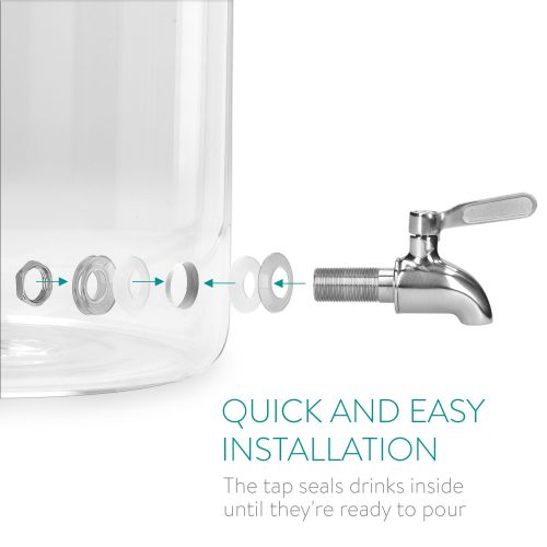 Универсален диспенсър за напитки, Стъкло, 5.6 л, 51377.01