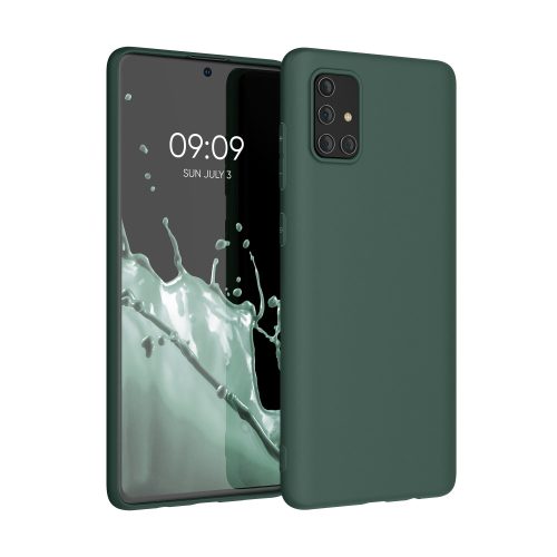 Кейс за Samsung Galaxy A71, Силиконов, Зелен, 51208.171