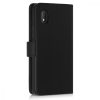 Калъф за Alcatel 1B (2020), еко кожа, черен, 51475.01