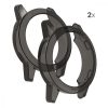 Комплект от 2 калъфа за Garmin Vivoactive 4 (45 mm), силикон, черен, 50939.02