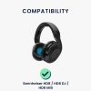 Комплект от 2 възглавнички за слушалки Sennheiser HD8/HD8 DJ/HD6 MIX, Kwmobile, Черни, Екологична кожа, 51571.01
