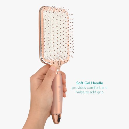 Комплект кръгли четки, четка скелет, четка за палитра, розово, 51639.02