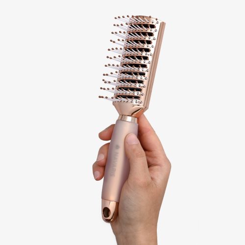 Перлена четка за коса Navaris, Розова, 23 x 4,5 см, 51640.31