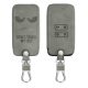 Капак за автомобилен ключ за Renault / Dacia - 4 бутона - Keyless Go, набук кожа, сив, 48565.10