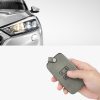 Капак за автомобилен ключ за Renault / Dacia - 4 бутона - Keyless Go, набук кожа, сив, 48565.10