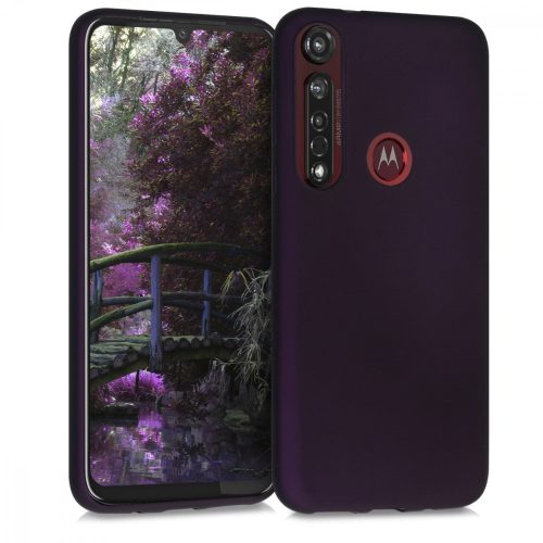 Капак за Motorola Moto G8 Plus, Силиконов, Лилав, 50815.115