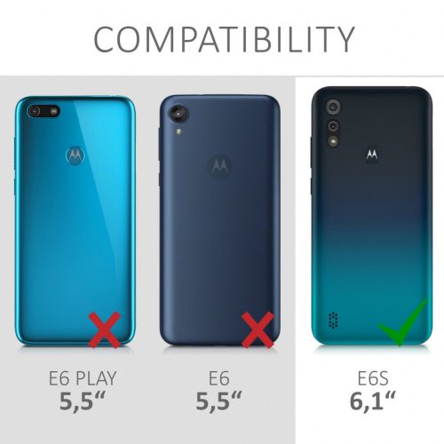 Калъф за Motorola Moto E6s (2020), дърво, кафяв, 52179.18